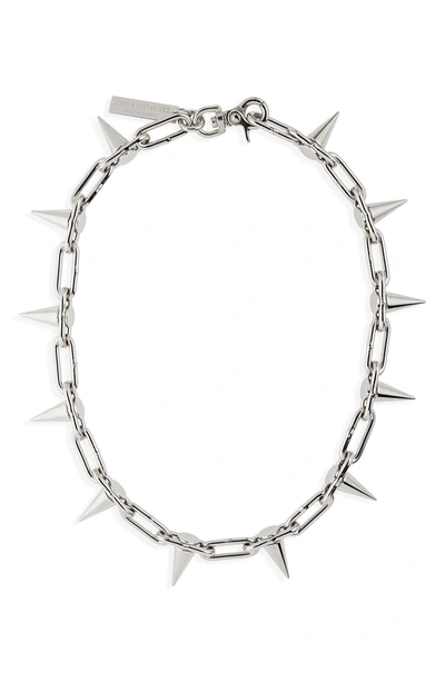 Junya Watanabe All Around Spike Necklace In Silver | ModeSens