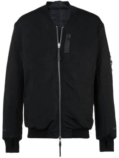 11 By Boris Bidjan Saberi Zipped Bomber Jacket In Black | ModeSens