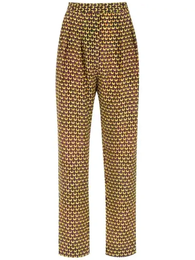 Andrea Marques Tapered Trousers In Multicolour