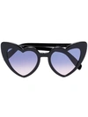 Saint Laurent Heart In Schwarz