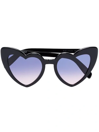 Saint Laurent Heart In Schwarz