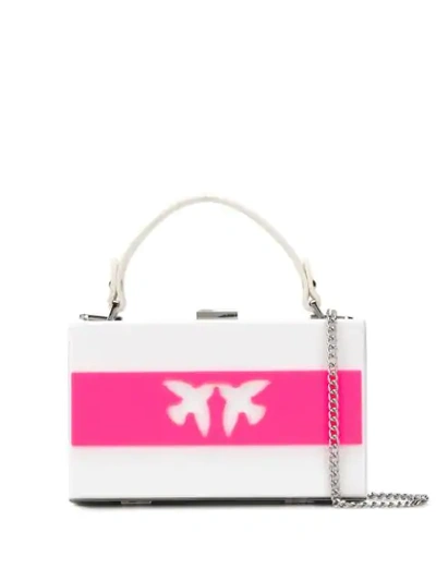 Pinko Love Box Bag In White
