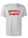 Levi's Men's Graphic Logo Batwing Short Sleeve T-shirt In Midtone Heather Gray