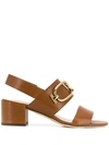 Tod's Open Toe Sandals In Brown