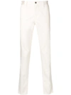 Incotex Slim Fit Chinos In White