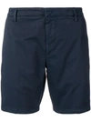 Dondup Classic Chino Shorts In Blue