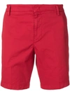 Dondup Classic Chino Shorts In Red
