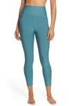 Alo Yoga Airlift High Waist Capris In Seagrass