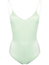 Oseree Spaghetti Strap Swimsuit In Green