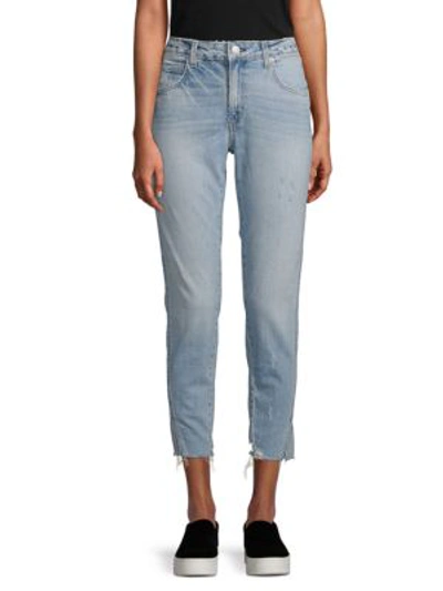 Amo Stix Distressed Cropped Skinny Jeans In Fairfax