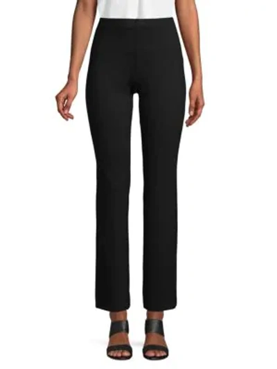 Saks Fifth Avenue High-rise Flared Pants In Black