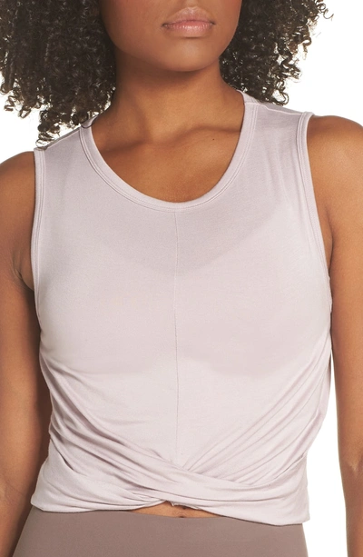 Alo Yoga Cover Tank In Lavender Cloud