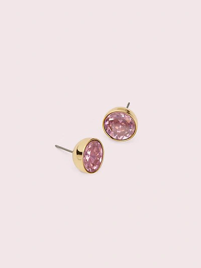 Kate Spade Reflecting Pool Round Studs In Light Pink