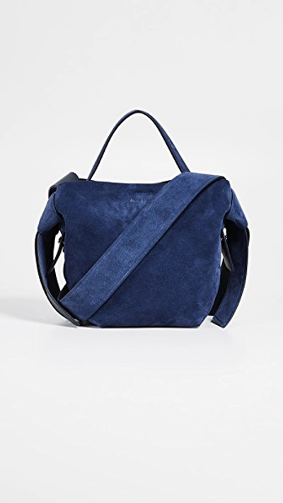 Acne Studios Musubi Mini Bag In Navy