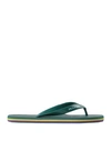 Ps By Paul Smith Flip Flops In Green