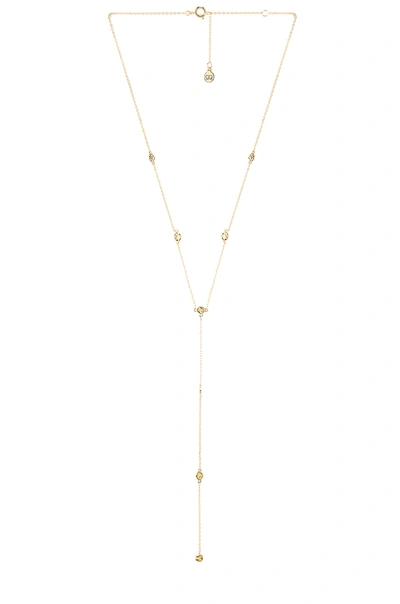 Gorjana Chloe Short Lariat Necklace In Silver