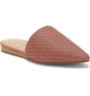 Lucky Brand Bradell Pointy Toe Mule In Mauve Leather