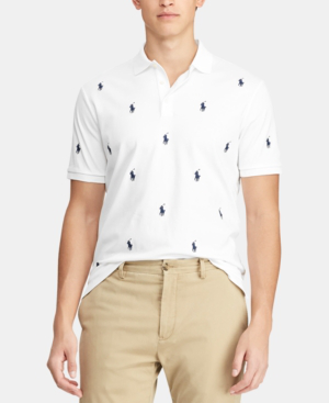 all over pony polo shirt