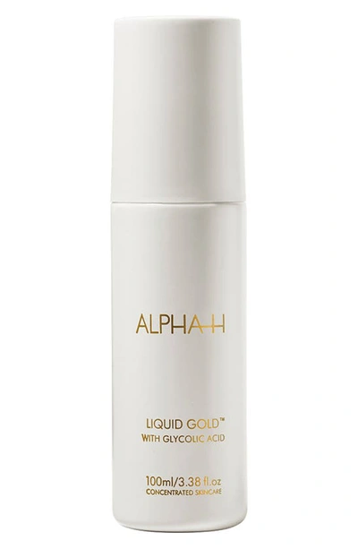 Alpha-h Liquid Gold Exfoliating Treatment With Glycolic Acid 3.38 oz/ 100 ml In White