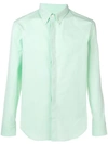 Maison Margiela Button Down Shirt In Green