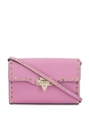 Valentino Garavani Rockstud Crossbody Bag In Pink