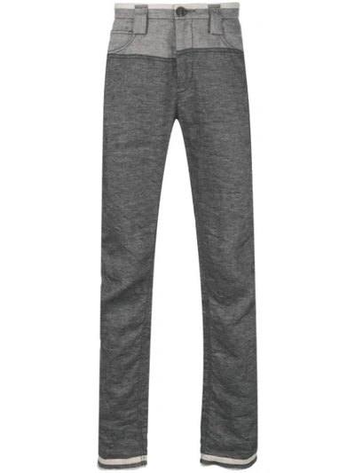 Ziggy Chen Hose Mit Geradem Bein In Grey