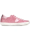 Philippe Model Women's Shoes Leather Trainers Sneakers Paris In Pink