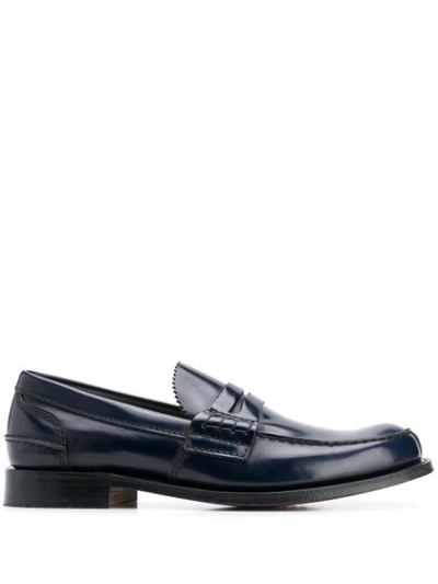 Church's Tunbridge Slip-on Loafers In Navy