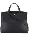 Valextra Brera Tote Bag In Black