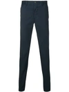 Incotex Slim Fit Trousers In Blue