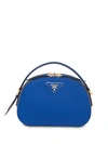 Prada Odette Saffiano Leather Bag In F0v41 Royal Blue