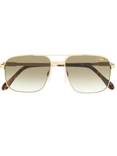Cazal Square Sunglasses In Brown