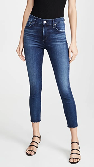 Agolde Sophie High Rise Skinny Crop Jeans In Claremont