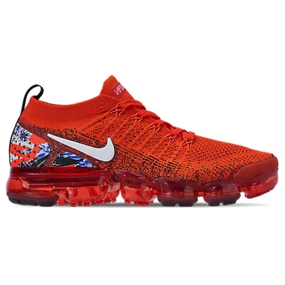Nike Air Vapormax Flyknit 2 Running Shoe In Red
