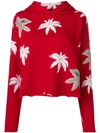 Philipp Plein Aloha Hooded Sweatshirt In Red
