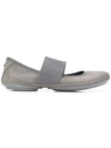 Camper Right Nina Strappy Ballerinas In Grey