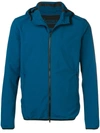 Herno Hooded Jacket In Blue