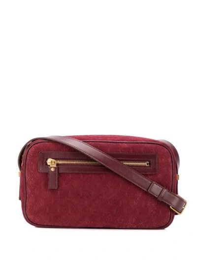 Saint Laurent Monogram Camera Crossbody Bag In Red