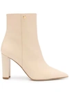 Tory Burch Side Zip Ankle Boots In Neutrals