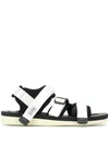 Suicoke Touch Strap Sandals In White