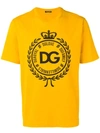 Dolce & Gabbana Logo T In Yellow