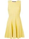 Antonino Valenti Flared Sleeveless Dress In Yellow