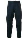 Dsquared2 Tapered Trousers In Blue