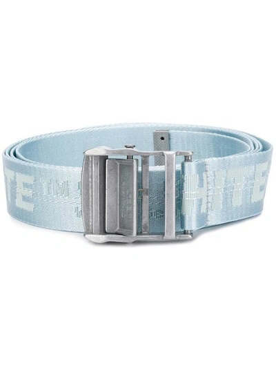 Off-white Industrial Logo Belt In Blue