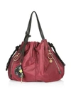 See By Chloé Large Drawstring Tote In Red