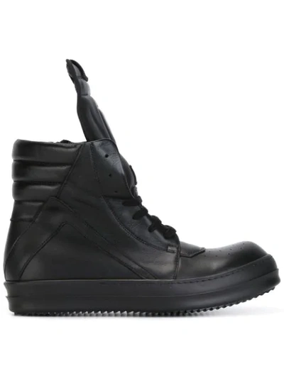 Rick Owens Geobasket Hi In Black