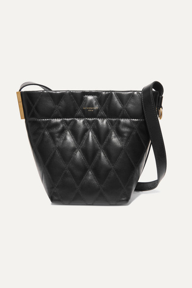 gv quilted mini bucket bag