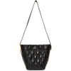 Givenchy Gv Mini Quilted Leather Bucket Bag In Black