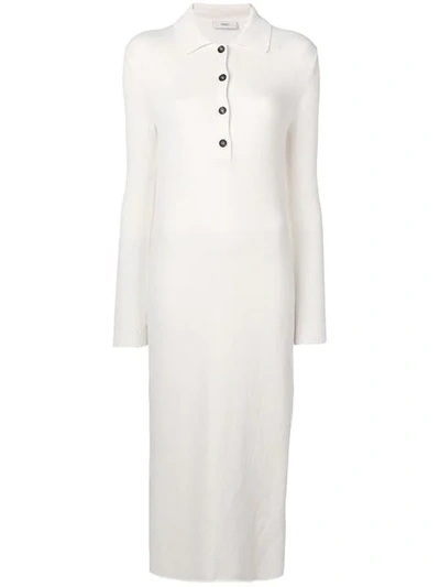 Pringle Of Scotland Polo Shirt Dress In White