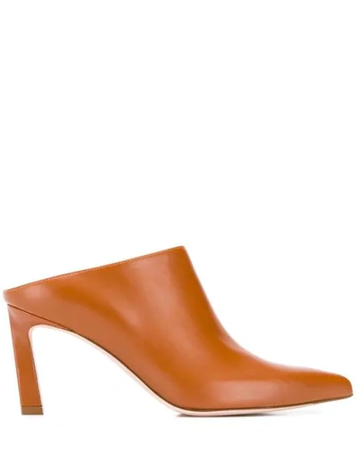Stuart Weitzman Mules Mit Absatz In Brown